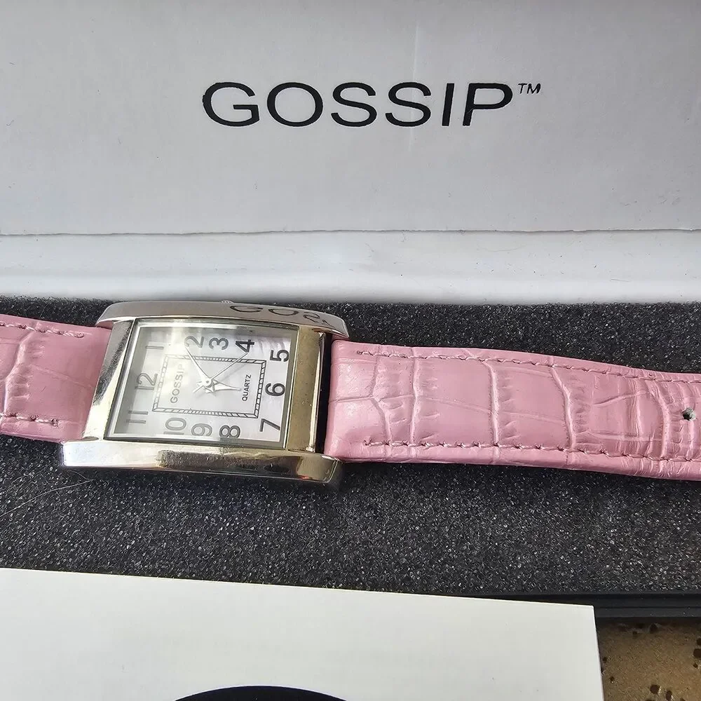 Vintage Gossip™ Watch Pink Band | Y2K Retro Timepiece | Original Box